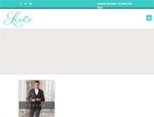 Tablet Screenshot of larasbridals.com